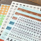 PRE-ORDER Traveler's Notebook Customized Sticker Set for 2027 Diary