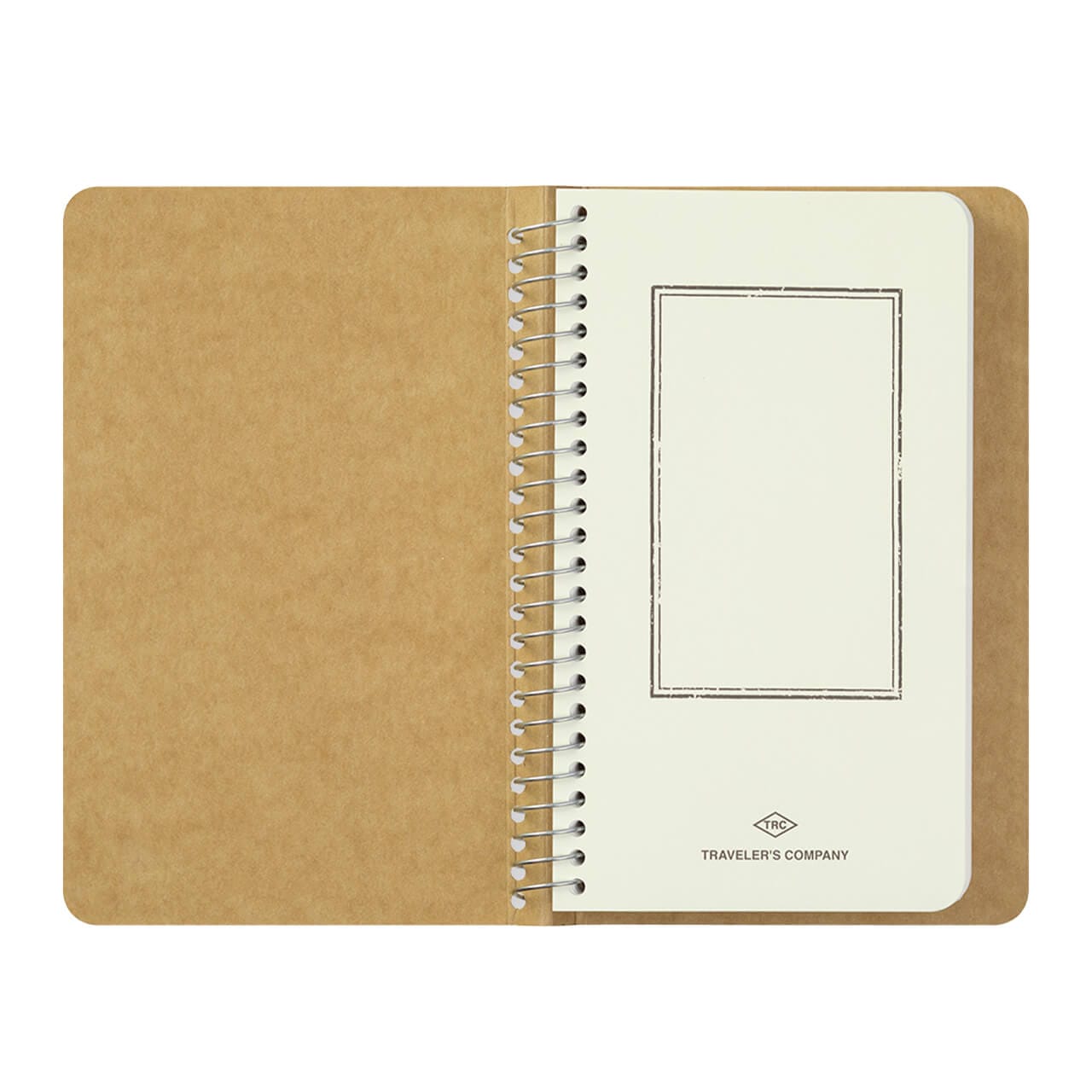 Traveler’s Notebook TRC Spiral Ring Notebook A6 Slim – MD White