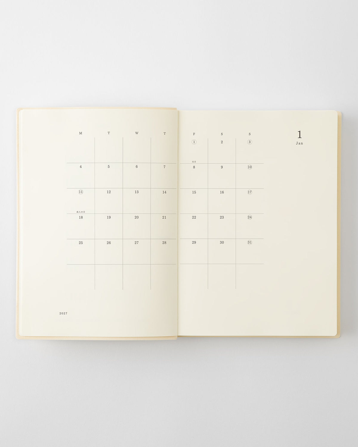 PRE-ORDER MD Notebook Diary 1 Page per Day 2027