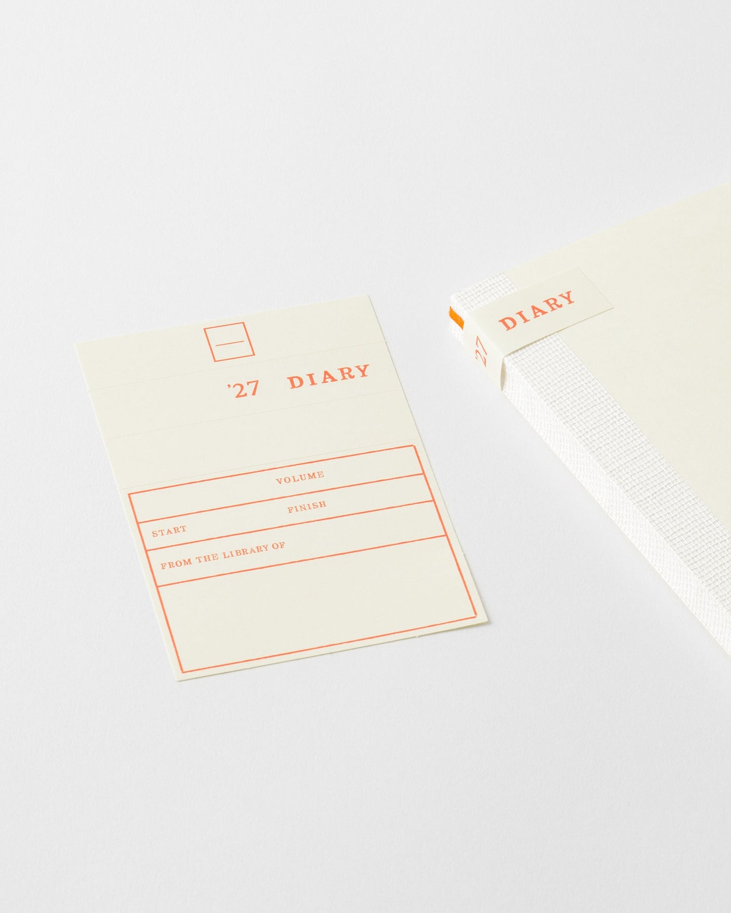PRE-ORDER MD Notebook Diary 2027 - A7 Size