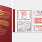 PRE-ORDER Traveler's Notebook Refill LOVE AND TRIP