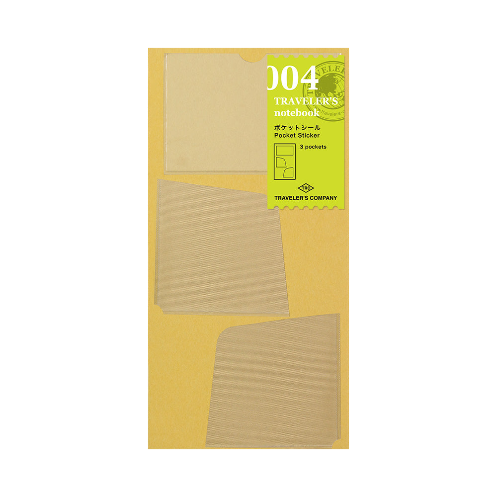 Regular Traveler's Notebook Refill - 004 Pocket Sticker
