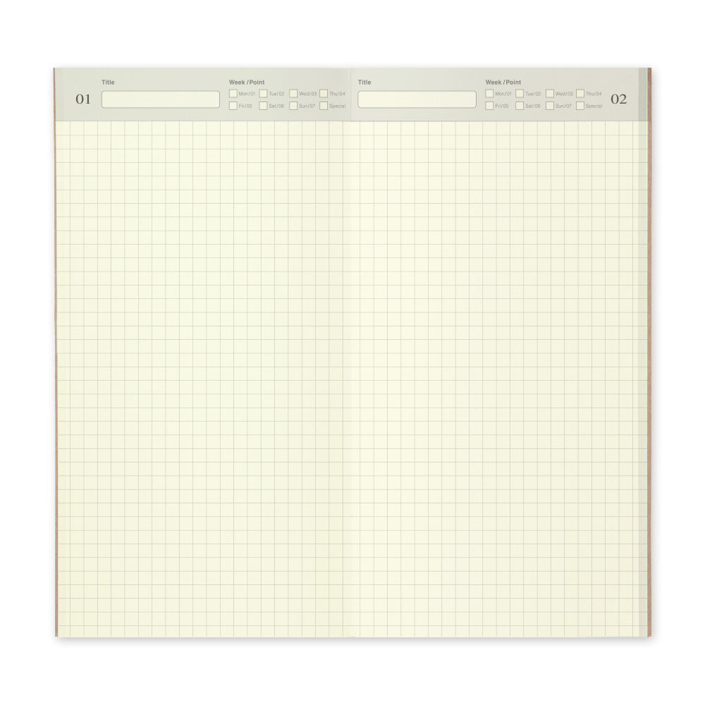 Regular Traveler's Notebook Refill - 005 Free Diary <Daily>