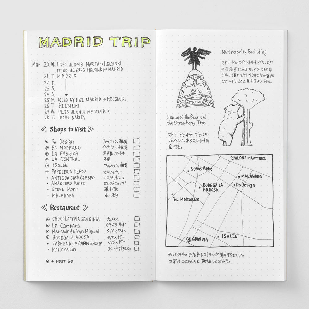 Regular Traveler's Notebook Refill - 026 Dot Grid