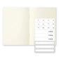 Midori MD Notebook Light [A6] Blank 3pcs pack - Bilingual Caption