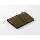 TRAVELER’S Notebook Starter Kit Olive (Passport Size)