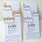Leelaloo Words Wire Art Bookmarks Set - Gold