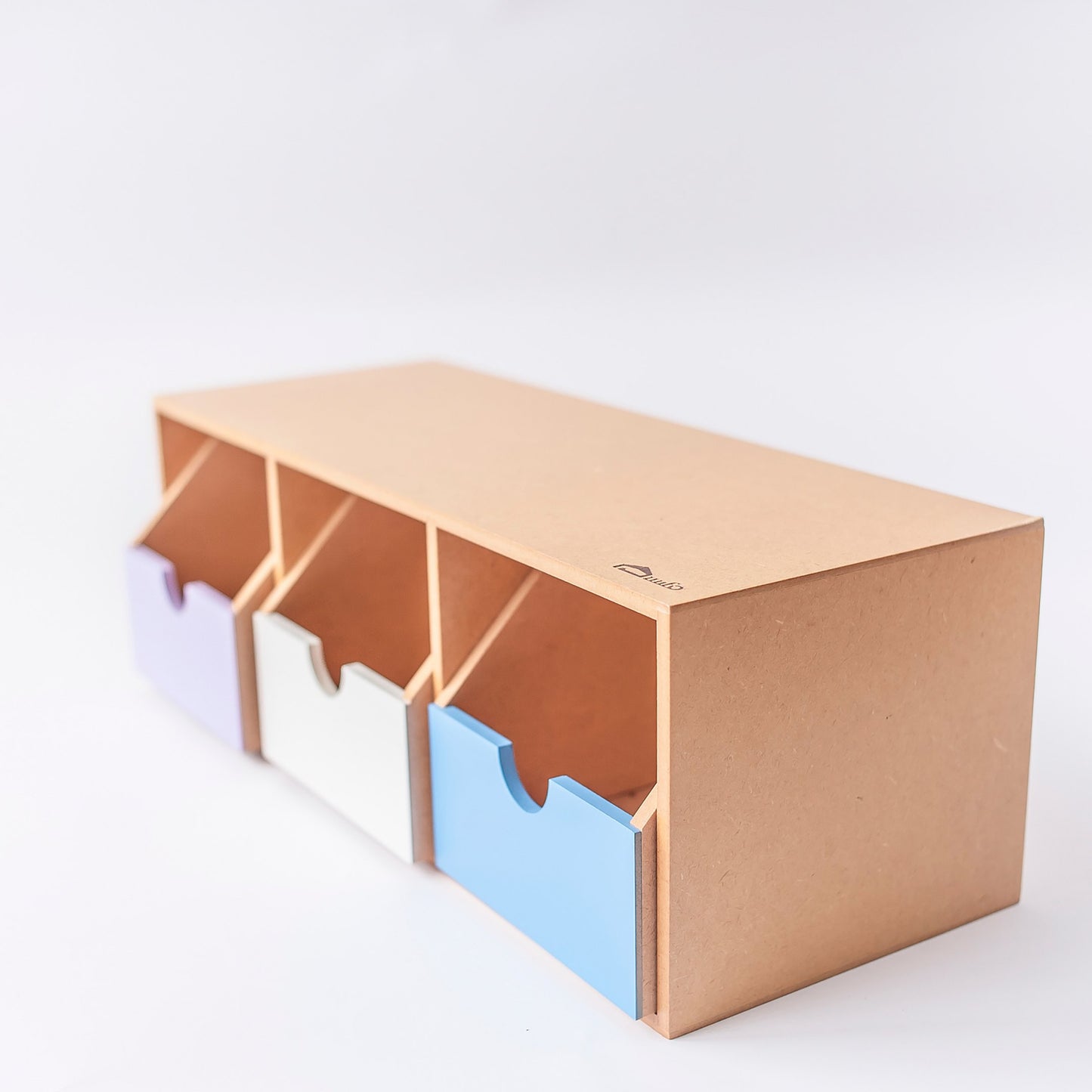 Mifo Wood Art 3-Compartment Horizontal/Vertical Stationery Box (FOR METRO MANILA & RIZAL* Shipping Only)