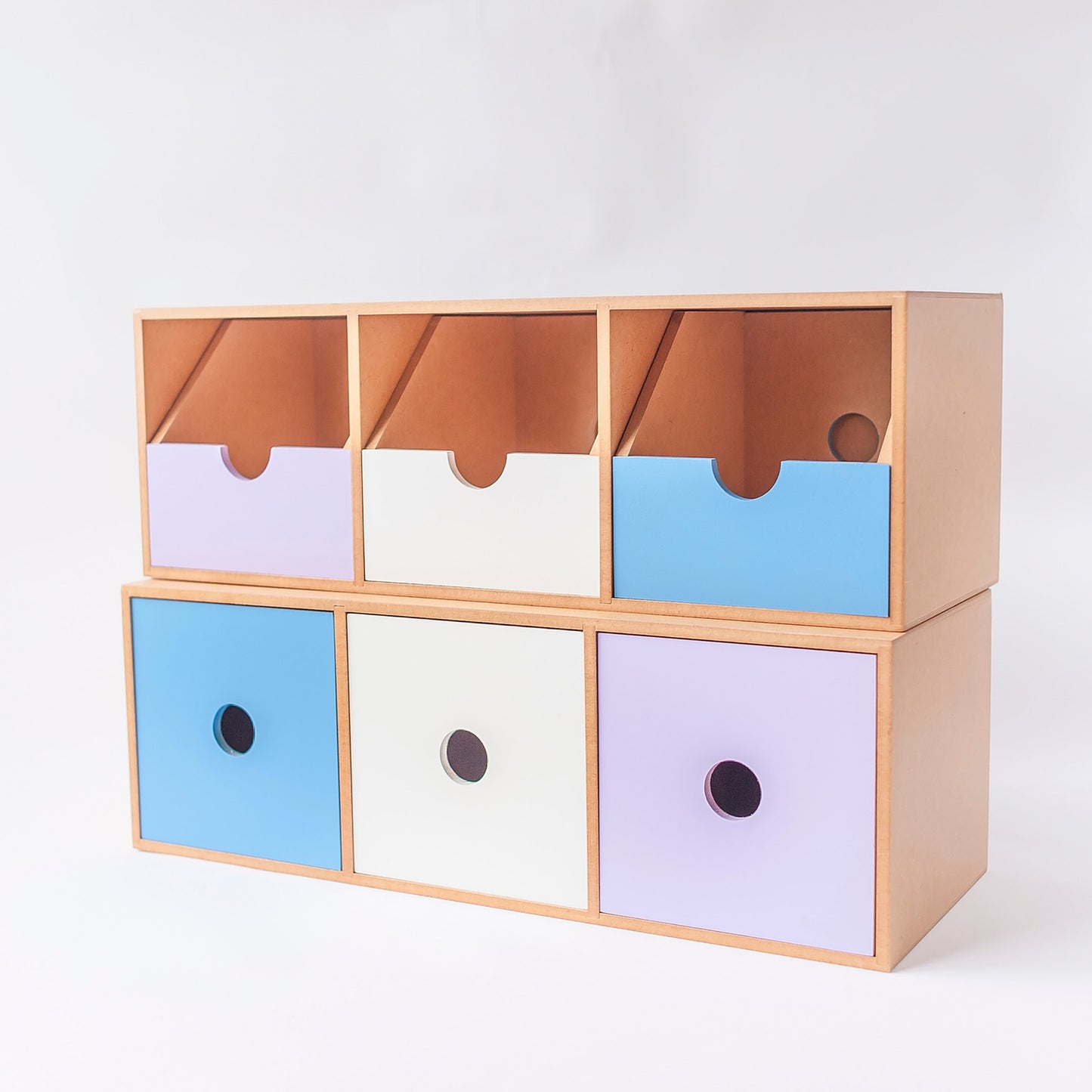 Mifo Wood Art 3-Compartment Horizontal/Vertical Stationery Box (FOR METRO MANILA & RIZAL* Shipping Only)