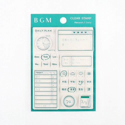 BGM Clear Stamp - Daily