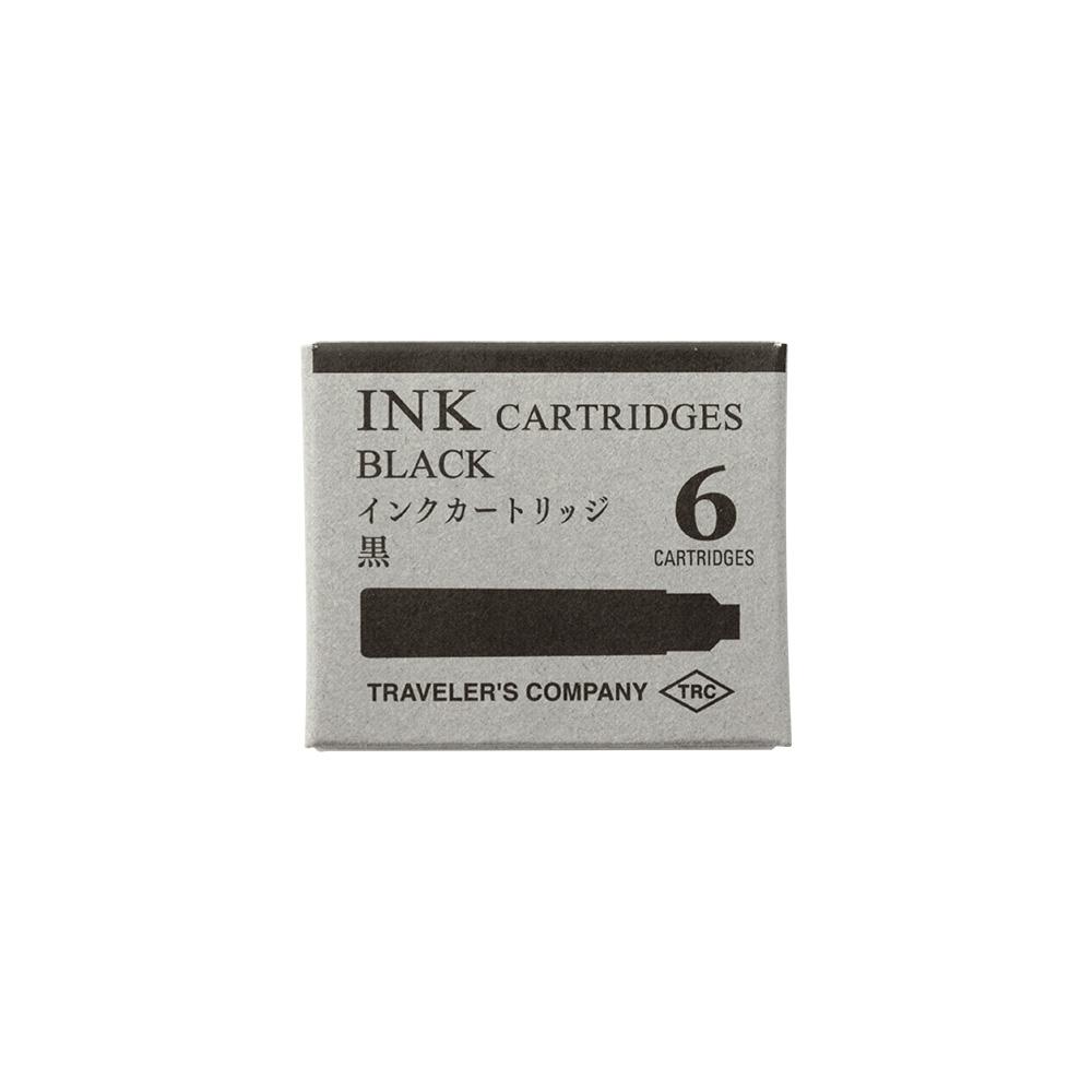 Traveler’s Company FOUNTAIN / ROLLERBALL PEN Ink Cartridges (Black/Blue Black)
