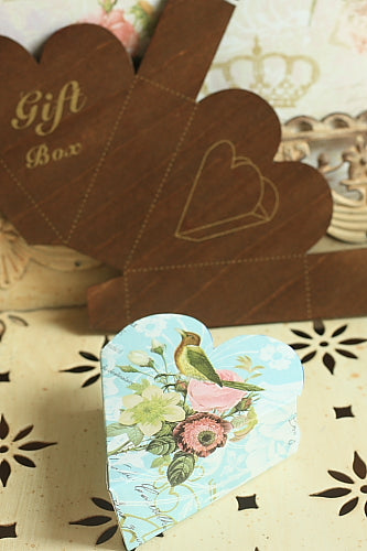 Wooden Gift Box Template - Heart