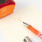 Midori MD Fountain Pen with Bottle Ink Orange [70th Anniversary Limited Edition]