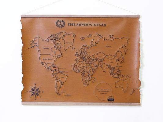 Moleyouth Vintage World Map with Scroll (for Metro Manila & Rizal* Shipping only)
