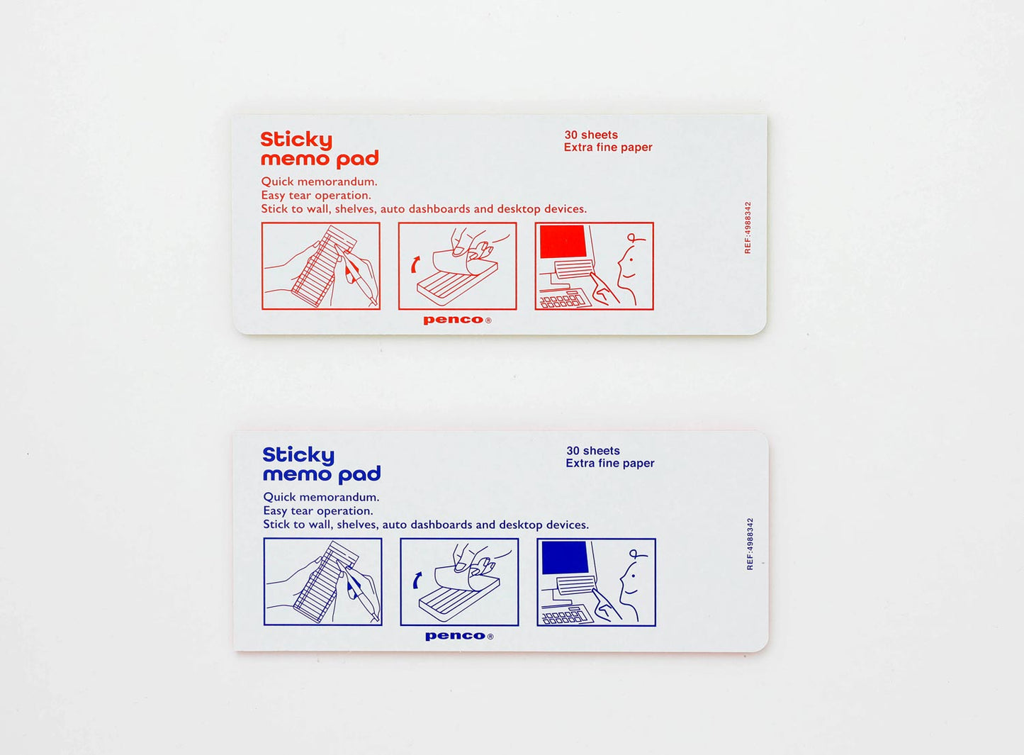 Penco Sticky Memo Pad Weekly